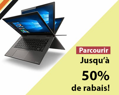 Portables jusqu'à 50% de rabais!